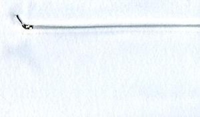 Обратная сторона наволочки на молнии из польской ткани Polar (белая), 45х45