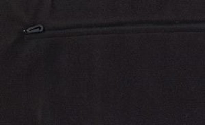 Обратная сторона наволочки на молнии из польской ткани Polar (черная), 45х45