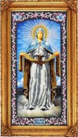 Набор для вышивания бисером Икона Покрова Пресвятой Богородицы /L-45