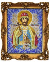 Набор для вышивания бисером Икона Святой князь Борис