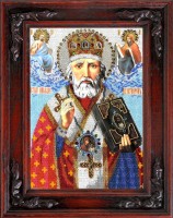 Набор для вышивания бисером Икона Святитель Николай Чудотворец