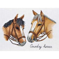 Набор для вышивания Лошади (Country Horses) /JET0019