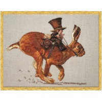 Набор для вышивания Заяц и почтальон (Курьерский экспресс) The Hare and the Postman /K72