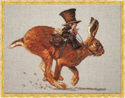Набор для вышивания Заяц и почтальон (Курьерский экспресс) The Hare and the Postman