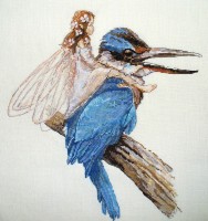Набор для вышивания Зимородок (The Kingfisher) /K64
