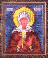 Набор для вышивания бисером Икона- миниатюра св. Лидия