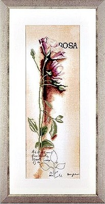 Набор для вышивания Роза Botanical (лен)