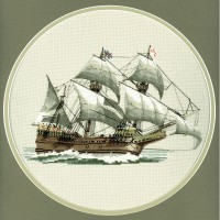 Набор для вышивания Корабль Майский цветок (The Mayflower)