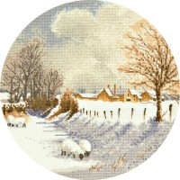 Набор для вышивания Овечки зимой (Winter Sheep)