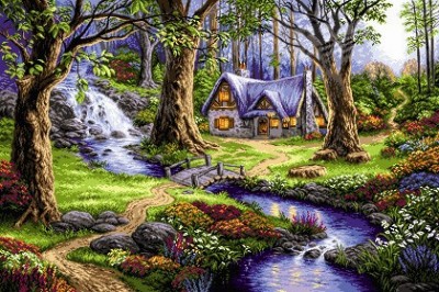 Набор для вышивания Фея лета (Sammer fairy) гобелен