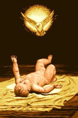 Набор для вышивания Христос родился (Christi Birth) гобелен