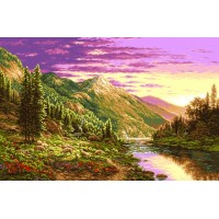 Набор для вышивания Сумерки (Twilight landscape) гобелен /G790