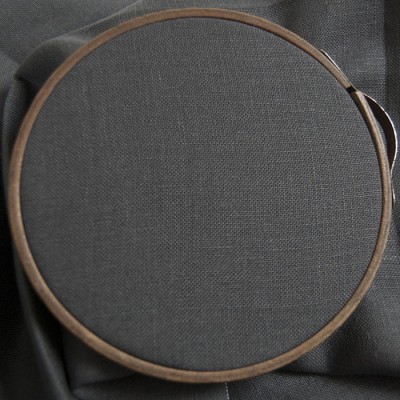 Ткань для вышивания Belfast 32 ct. темно-серого цвета (Charcoal Gray/Slate), 48х68 см.