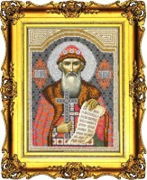 Набор для вышивания бисером Икона Святой Владимир /L-47