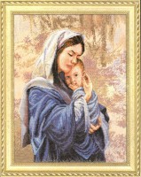 Набор для вышивания крестом Мать с ребенком /45436