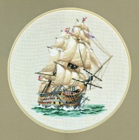 Набор для вышивания Корабль Виктория (HMS Victory)