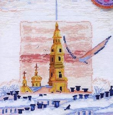 Набор для вышивания крестом Зима в Питере
