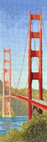 Набор для вышивания Мост Золотые ворота (Golden Gate Bridge)