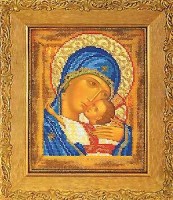 Набор для вышивания бисером Икона Богородица Умиление /В-181