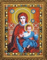 Набор для вышивания бисером Венчальная Икона Пресвятая Богородица
