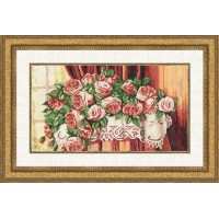 Набор для вышивания Розы на столе. Любимые цветы (снят с производства)