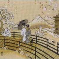 Набор для вышивания Вид на пагоду Kimono /5678-1162