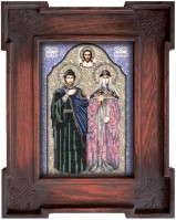 Набор для вышивания бисером Икона Святые Петр и Феврония /L-57