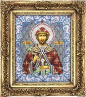 Набор для вышивания бисером Икона Святой Игорь /L-54