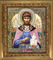 Набор для вышивания бисером Икона Святой Дмитрий Донской /L-50