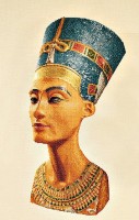 Набор для вышивания Нефертити (белый фон) лен