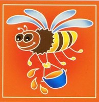 Набор для батика: Пчелкаи цветы
