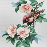 Набор для вышивания Птичка в цветках /B299