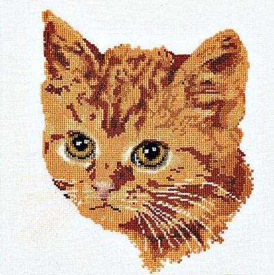 Рыжая кошка (лен)