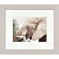 Набор для вышивания Слон (лен) /PN-0008193 (35141)
