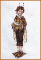 Набор для вышивания Кофейный эльф (по мотивам рисунка James Browne) /Мн-10