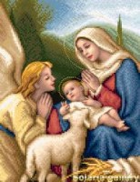 Мадонна с Младенцем и Ангелом /1113-43