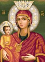 Икона Троянская Св. Богородица (малая модель) /1113-57
