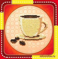 Набор для вышивания бисером Кофе /АМ-004
