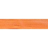 Шелковая лента однотонная (Silk Ribbon), 7 мм, 5 метров, Оранжевый
